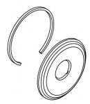 Kohler 1025210-VF Escutcheon Assy