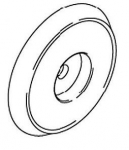 Kohler 1032502-BKB Escutcheon