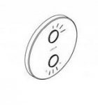 Kohler 1036309-BN Escutcheon, Stacked