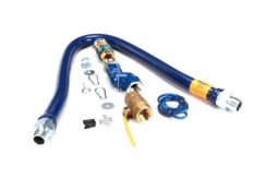 Dormont 16100KITS48 1"x48" Blue Hose Gas Connector Kit With Swivel Max