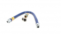 Dormont 16125BPQ48 1-1/4"x48" Blue Hose Gas Connector With Snapfast