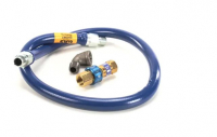 Dormont 1650BPQ48 1/2"x48" Blue Hose Gas Connector With Snapfast