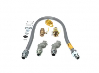 Dormont 16100BP36 Blue Hose Gas Connector-1"x36" L