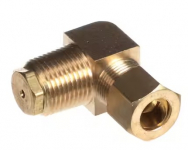 Royal Range 1213 90O Orifice Elbow (Rectangular) (Brass)