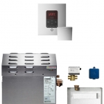 Mr. Steam 05C1Ada0000 Ms90Ec1 5Kw Steam Generator With Butler Square Package In Polished Chrome