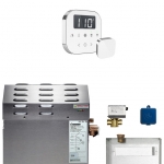 Mr. Steam 05C1Aeab000 Ms90Ec1 5Kw Steam Generator With Airbutler White Package In Polishe Chrome
