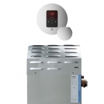 Mr. Steam 10C10Aa0000 Mssuper1Ec1 10Kw Steam Generator With Itempo Round Control In Polished Chrome