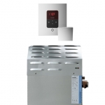 Mr. Steam 10C10Ba0000 Mssuper1Ec1 10Kw Steam Generator With Itempo Square Control In Polished Chrome