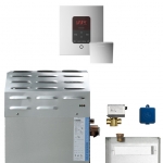 Mr. Steam 10C1Ada0000 Mssuper1Ec1 10Kw Steam Generator With Butler Square Package In Polished Chrome