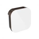 Mr. Steam 104104Wh-Orb Aroma Glass 3 In. Steam Head In White Oil Rubbed Bronze