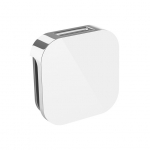 Mr. Steam 104104Wh-Pc Aroma Glass 3 In. Steam Head In White Polished Chrome