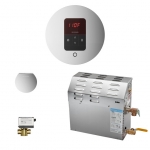 Mr. Steam 150C1Atrdpc Ms150Ec1 6Kw Steam Generator With Itempo Autoflush Round Package In Polished