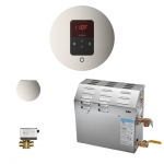 Mr. Steam 150C1Atrdpn Ms150Ec1 6Kw Steam Generator With Itempo Autoflush Round Package In Polished