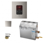 Mr. Steam 150C1Atsqbn Ms150Ec1 6Kw Steam Generator With Itempo Autoflush Square Package In Brushed