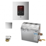 Mr. Steam 150C1Atsqpc Ms150Ec1 6Kw Steam Generator With Itempo Autoflush Square Package In Polished