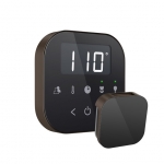 Mr. Steam Airtbk-Orb Airtempo Steam Shower Control In Black With Oil Rubbed Bronze