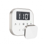 Mr. Steam Airtwh-Bn Airtempo Steam Shower Control In White With Brushed Nickel