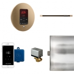 Mr. Steam Btlrl1Rbb Butler Linear Steam Generator Control Kit / Package In Round Brushed Bronze
