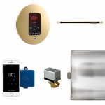 Mr. Steam Btlrl1Rpb Butler Linear Steam Generator Control Kit / Package In Round Polished Brass