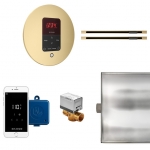 Mr. Steam Btlrlxrsb Butler Max Linear Steam Generator Control Kit / Package In Round Satin Brass