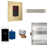 Mr. Steam Btlrlxssb Butler Max Linear Steam Generator Control Kit / Package In Square Satin Brass