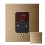 Mr. Steam Msitemposq-Bb Itempo Square Steam Shower Control In Brushed Bronze