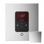 Mr. Steam Msitemposq-Pc Itempo Square Steam Shower Control In Polished Chrome