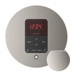 Mr. Steam Msitplusrd-Bn Itempoplus Round Steam Shower Control In Brushed Nickel