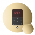 Mr. Steam Msitplusrd-Pb Itempoplus Round Steam Shower Control In Polished Brass