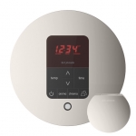Mr. Steam Msitplusrd-Pn Itempoplus Round Steam Shower Control In Polished Nickel
