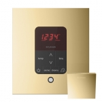 Mr. Steam Msitplussq-Pb Itempoplus Square Steam Shower Control In Polished Brass
