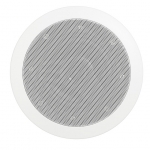Mr. Steam Msspeakersrd-Wh Musictherapy Round Audio Speakers With Powerful Bass In White
